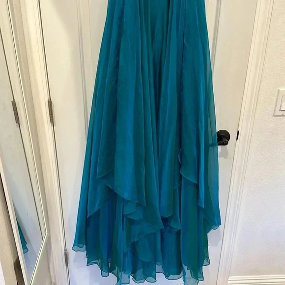 NWT Sherri Hill STUNNING Jade Formal Prom Dress Style #51687 Sz 2 - Picture 6 of 12